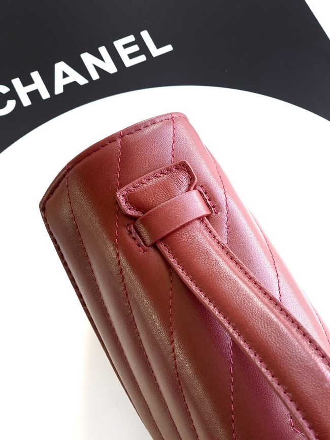 Chanel Original Leather 26X C6044 burgundy