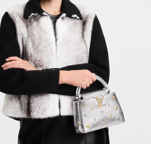 Louis Vuitton Capucines Mini M26258 Silver