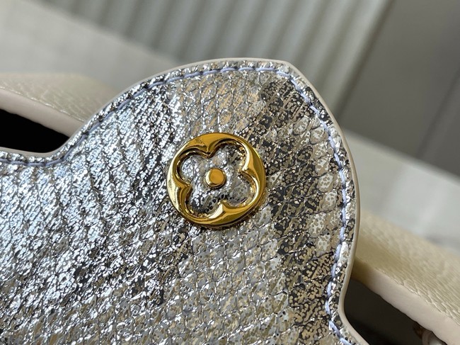 Louis Vuitton Capucines Mini M89369 Cream&gold Snake skin