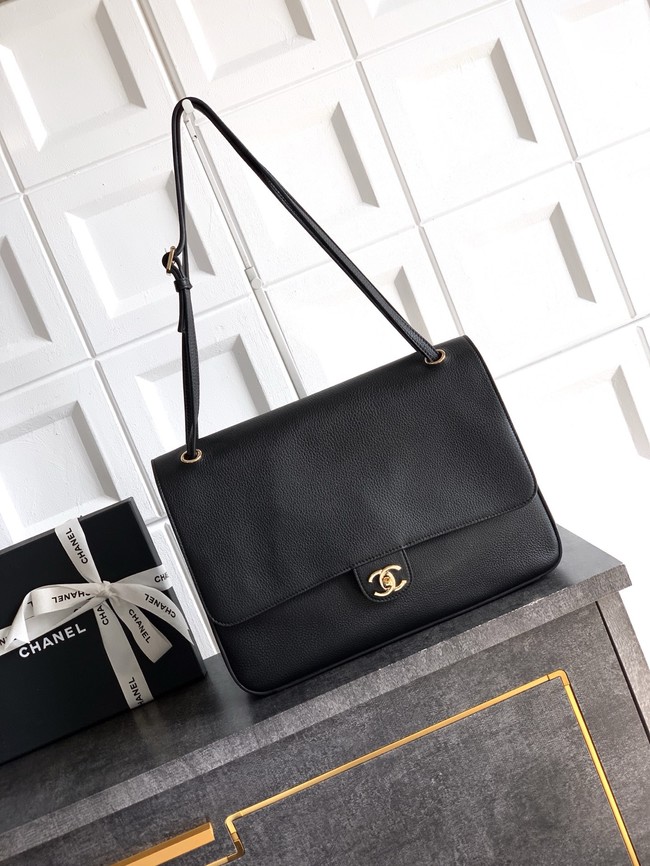 CHANEL Maxi Classic Handbag AS58601 black
