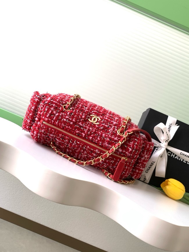 Chanel Small Bowling Bag AS5792 Red