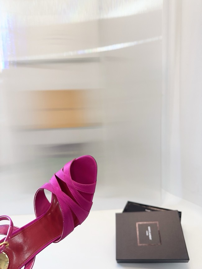 Saint Laurent CHANDELLE sandals in satin crepe 21047-1