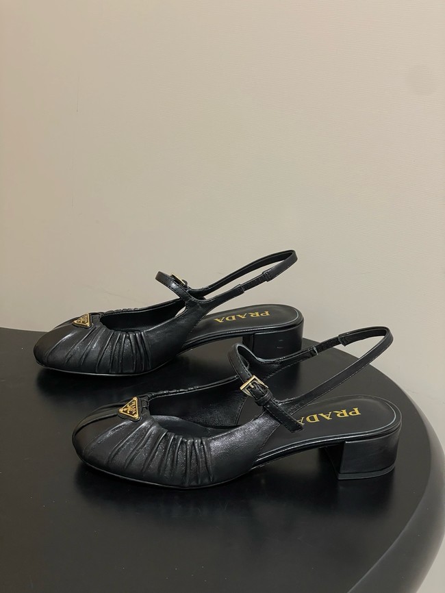 PRADA leather slingback Sandals 21056-1