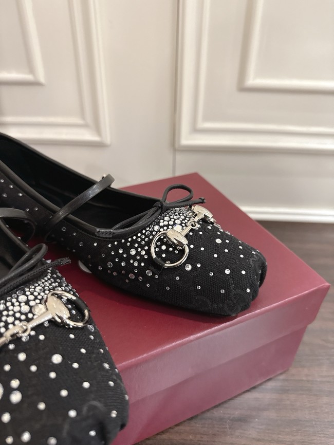 GUCCI Womens Vittoria ballerina 21068-2