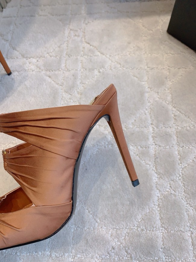 Saint Laurent EMILIE mules in satin crepe G1097-3