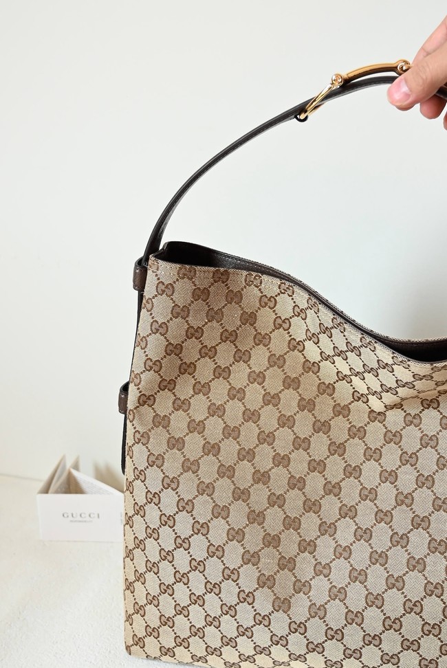 Gucci Beatrix large tote bag 850546 brown GG canvas