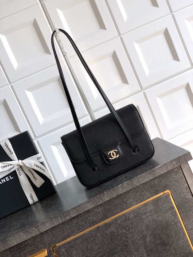 CHANEL Small Flap Bag AS6130 black