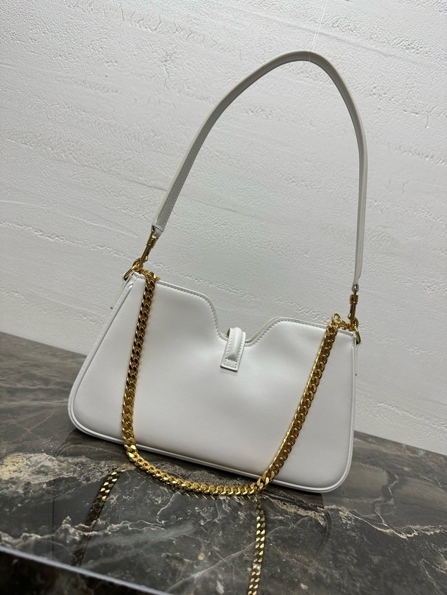 Celine SHOULDER CAMILLE 16 SOFT IN SMOOTH CALFSKIN 122073 white