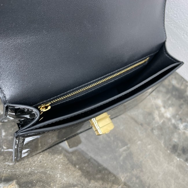 Celine TEEN CELINE JOSEPHINE bag IN PATENT CALFSKIN 121423 black