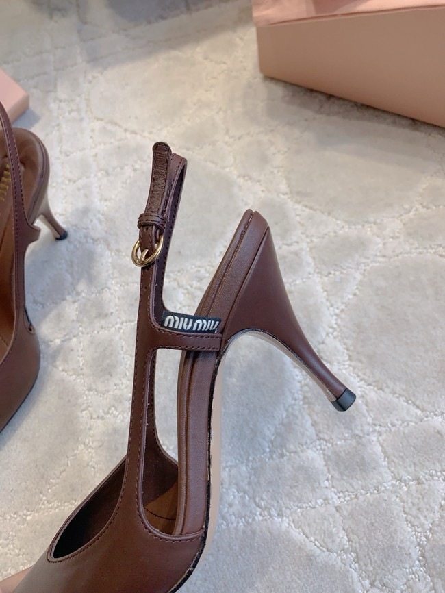 MIUMIU WOMENS Slingbacks Heel 8CM 55704-2