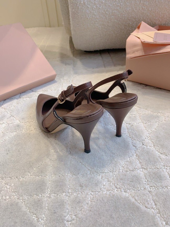 MIUMIU WOMENS Slingbacks Heel 8CM 55704-2