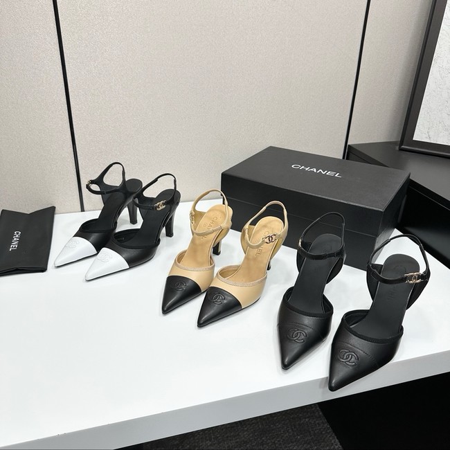 Chanel Slingbacks Iridescent Lambskin 55733-2