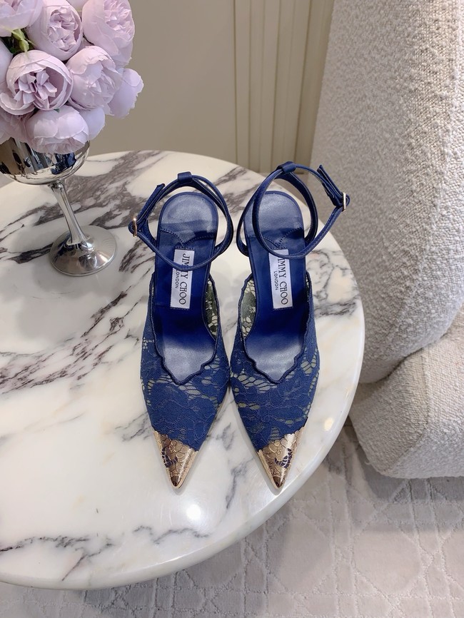 Jimmy Choo slingback pumps in satin crepe 55743-5