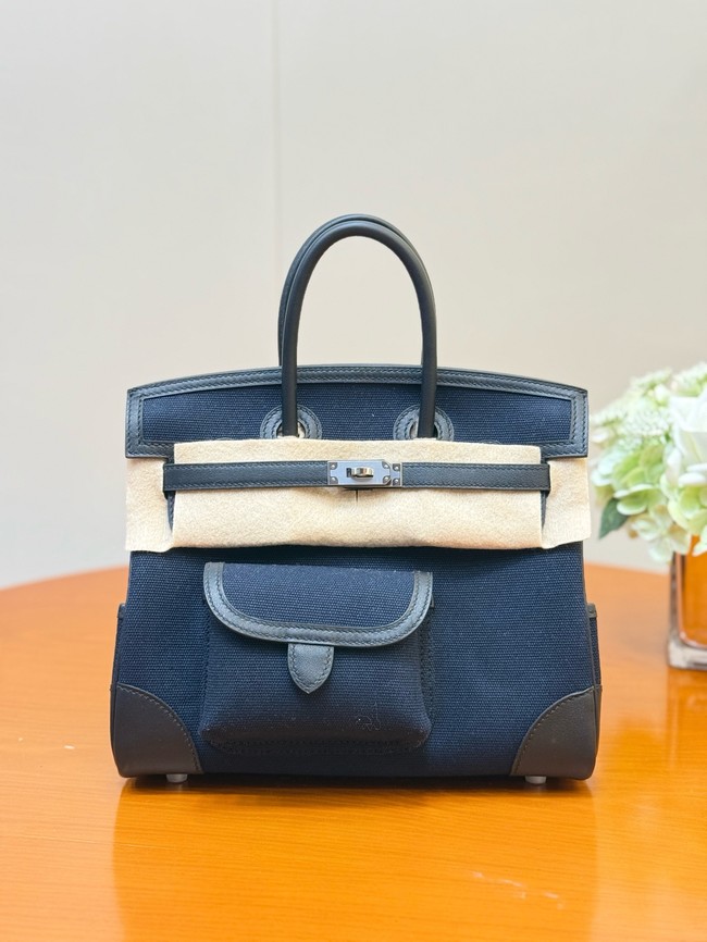 Hermes Birkin Toile & Cuir H6987-10