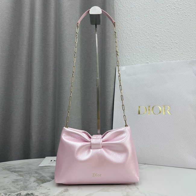 Small Dior Bow Bag Lambskin M0715O pink