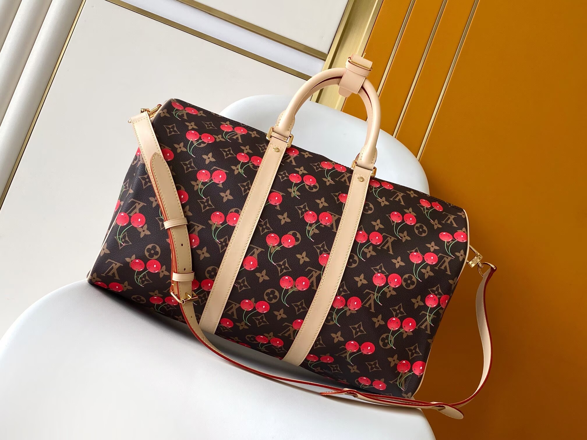 Louis Vuitton NEW LV x TM Speedy Keepall Bandouliere 45 M13764