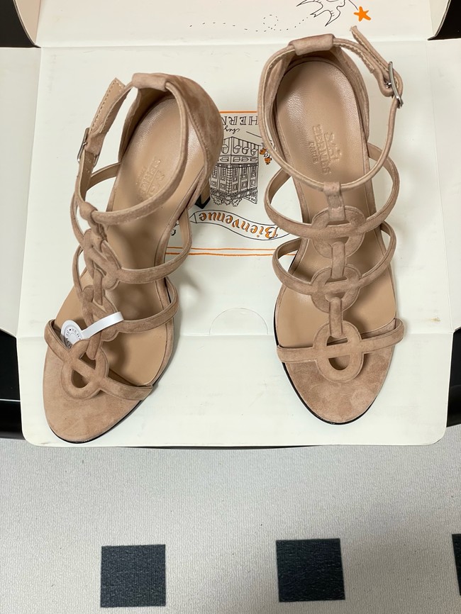 Hermes Sandals Heel 10.5CM 66931-3