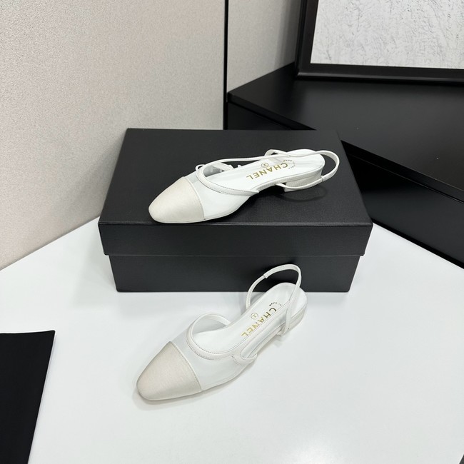Chanel Slingbacks Mesh & Grosgrain 66938-6