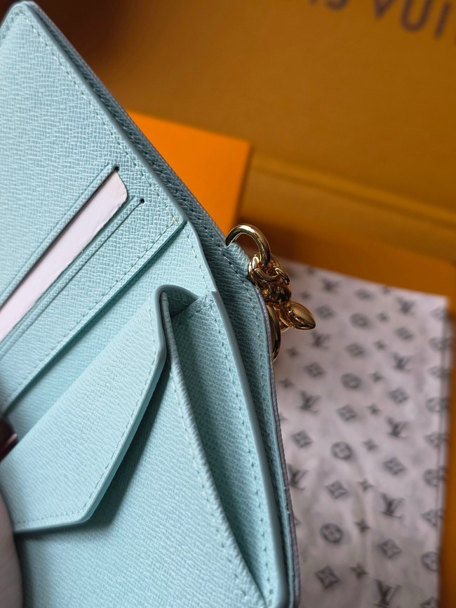 Louis Vuitton Charms Pocket Wallet M27679 light blue