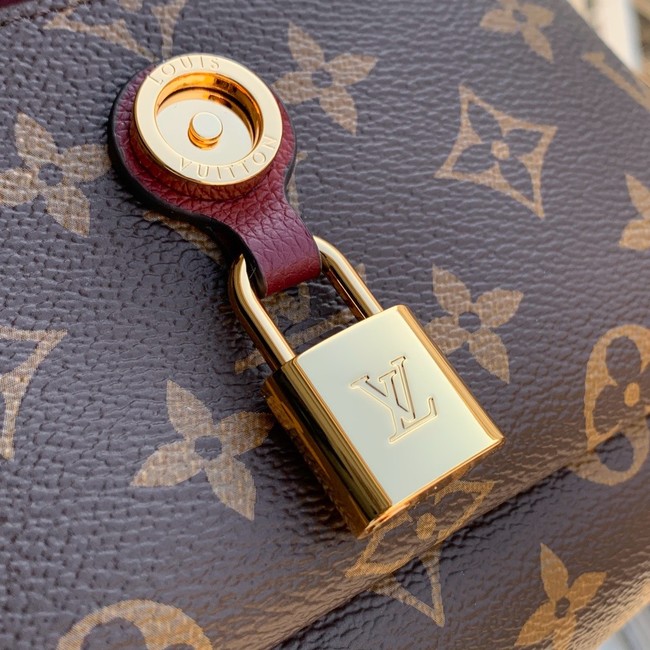 Louis Vuitton Monogram Canvas Original Leather M27066 Purple red