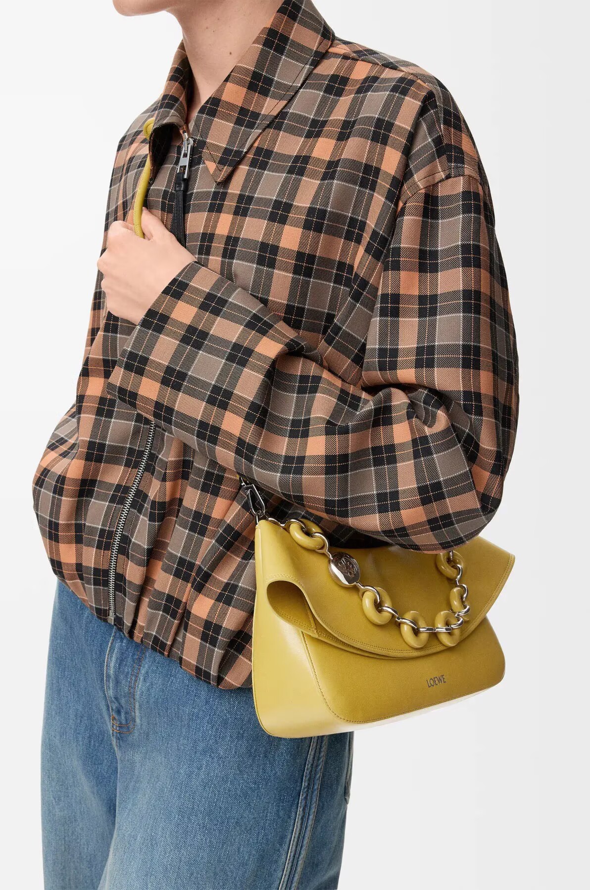 Loewe Ola Original Leather Fashion Handbag L53012 Lemo