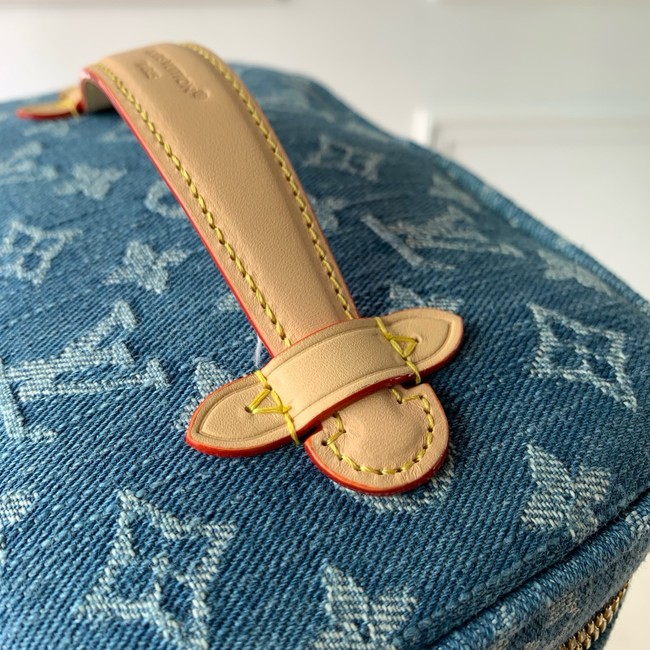Louis Vuitton NEW Nice Mini M27946 Blue Denim