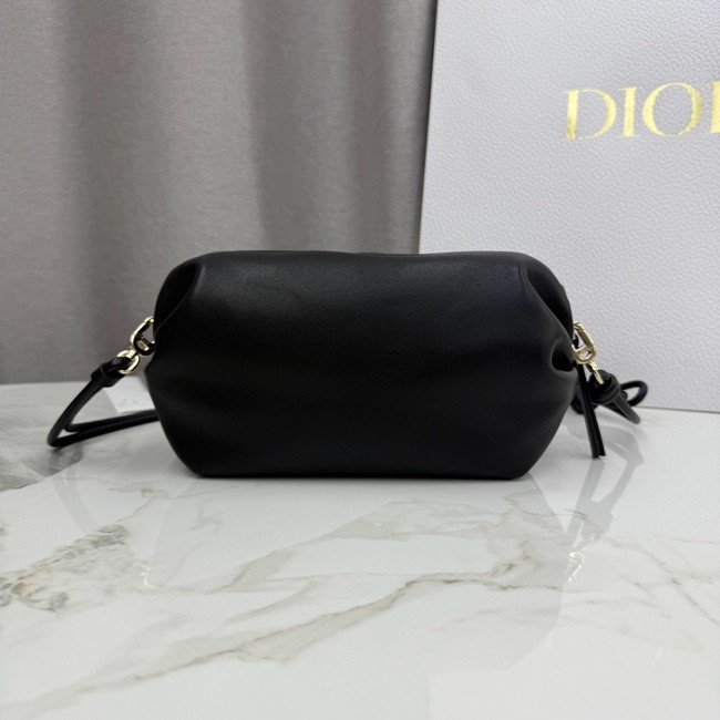 Dior Bow Pouch Supple Lambskin S3900PQ black