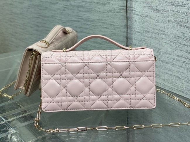 My Dior Mini Bag Cannage Lambskin S0984PU Rose Lingerie