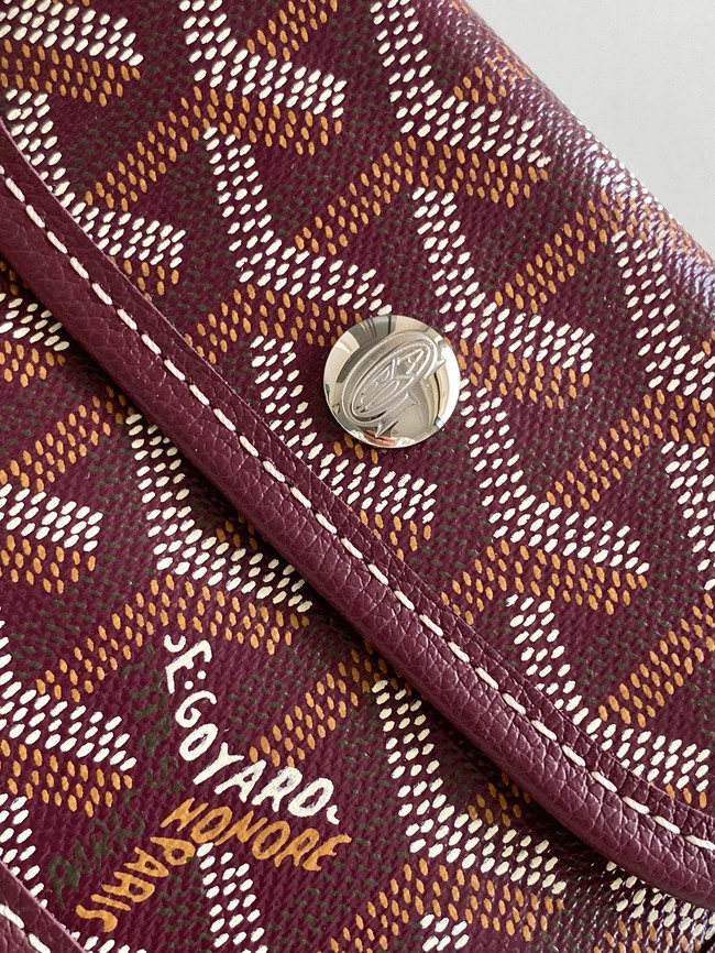 Goyard mini hobo 1CL03P wine red