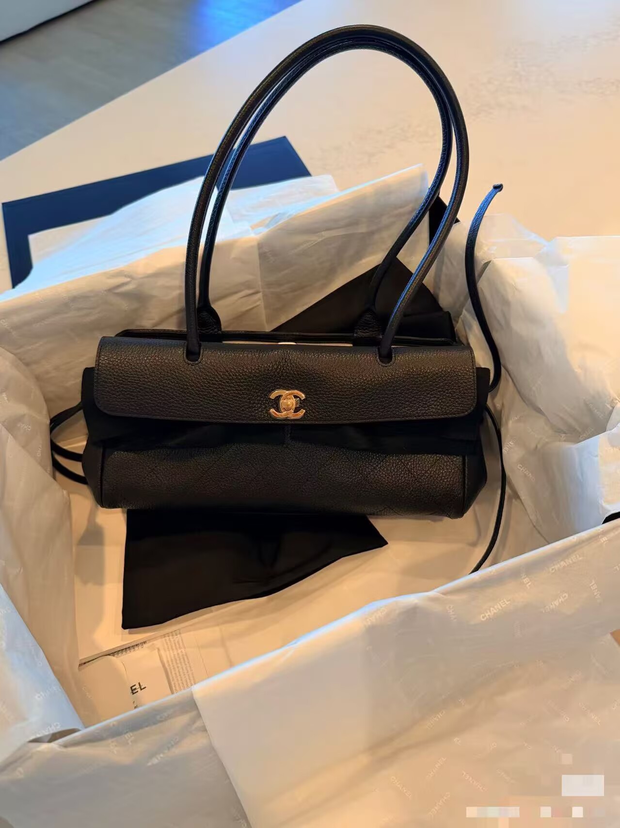 Chanel 2026SS Original  Leather Bag A31055 Black