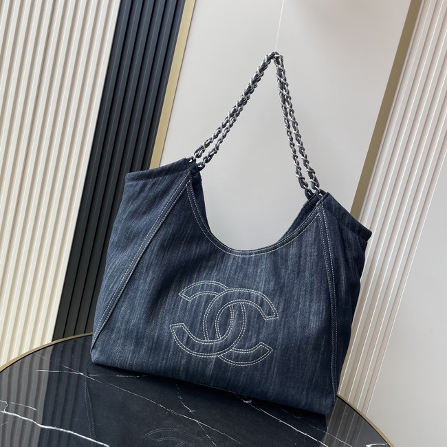 CHANEL Large Shopping Bag AS2138 blue