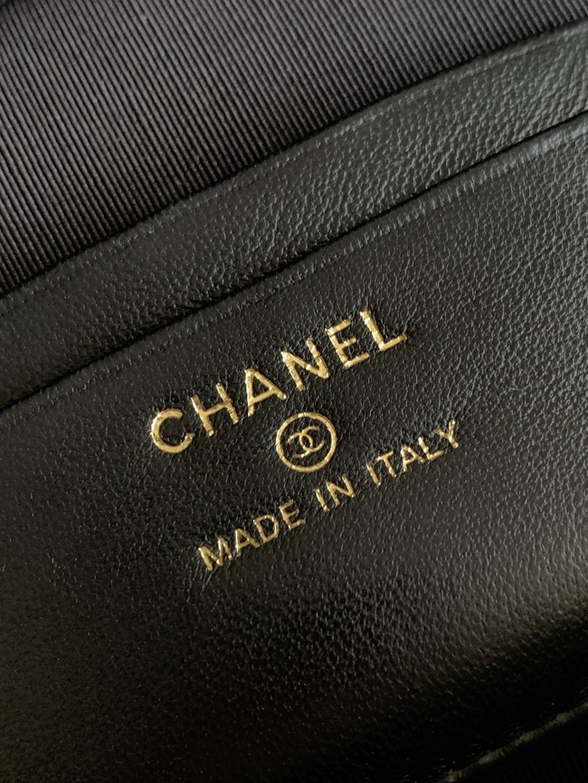 CHANEL Vanity with Chain AP5186 black&brown