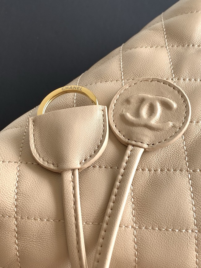 Chanel Lambskin Hobo Bag AS5227 apricot