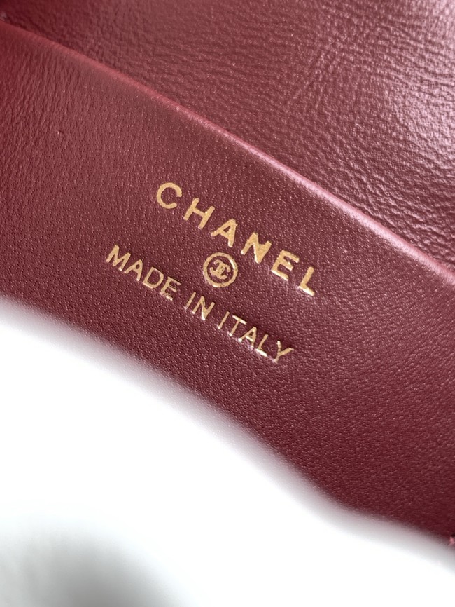 Chanel Lambskin Hobo Bag AS5227 white