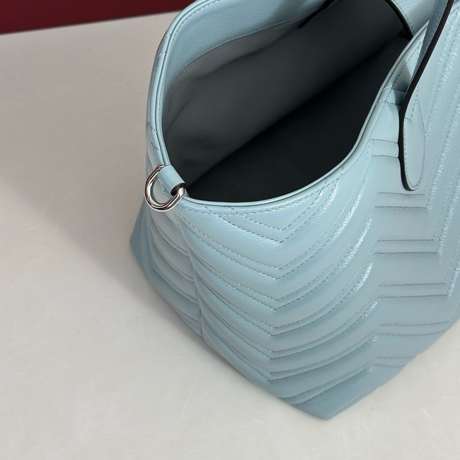 Gucci GG Marmont medium tote bag 855279 blue