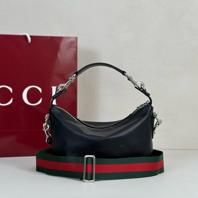 Gucci Brera small crossbody bag 871595 black leather
