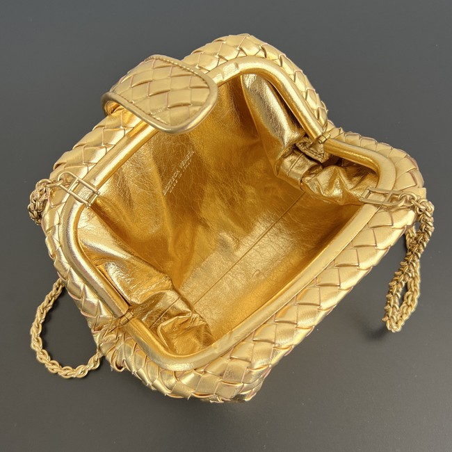 Bottega Veneta Small Lauren 1980 804038 gold