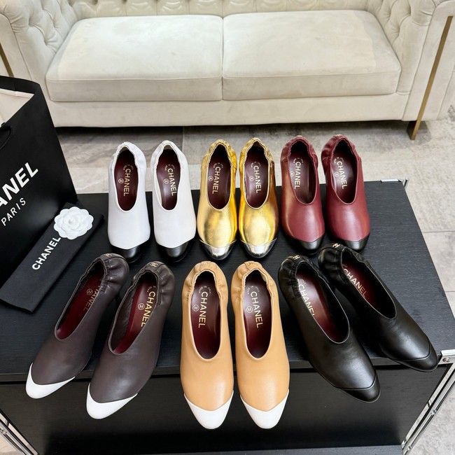 Chanel Pumps Lambskin heel height 85mm G47191-3