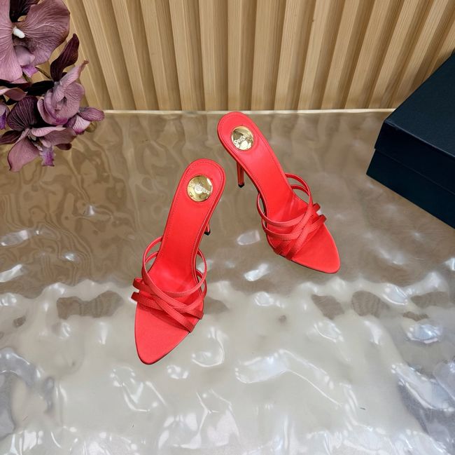 Saint Laurent in satin crepe and rhinestones Heel 9CM 69002-3