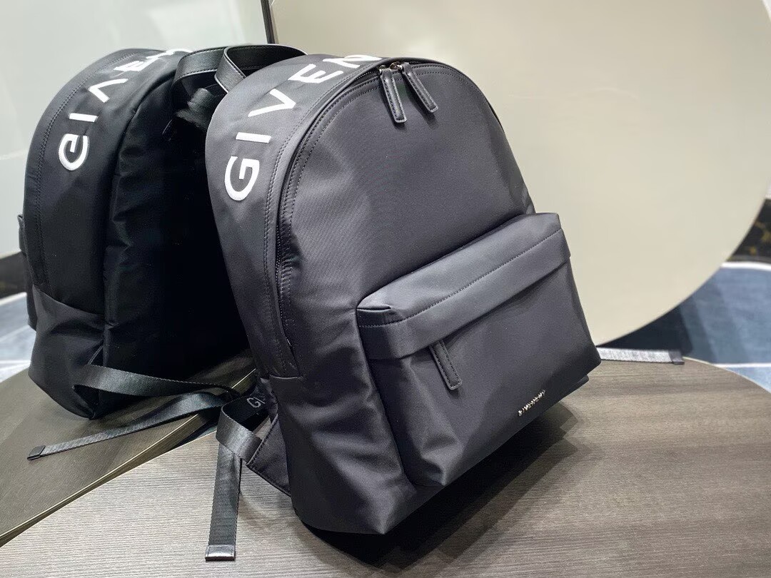 Givenchy Backpack G53012 Black&White Logo