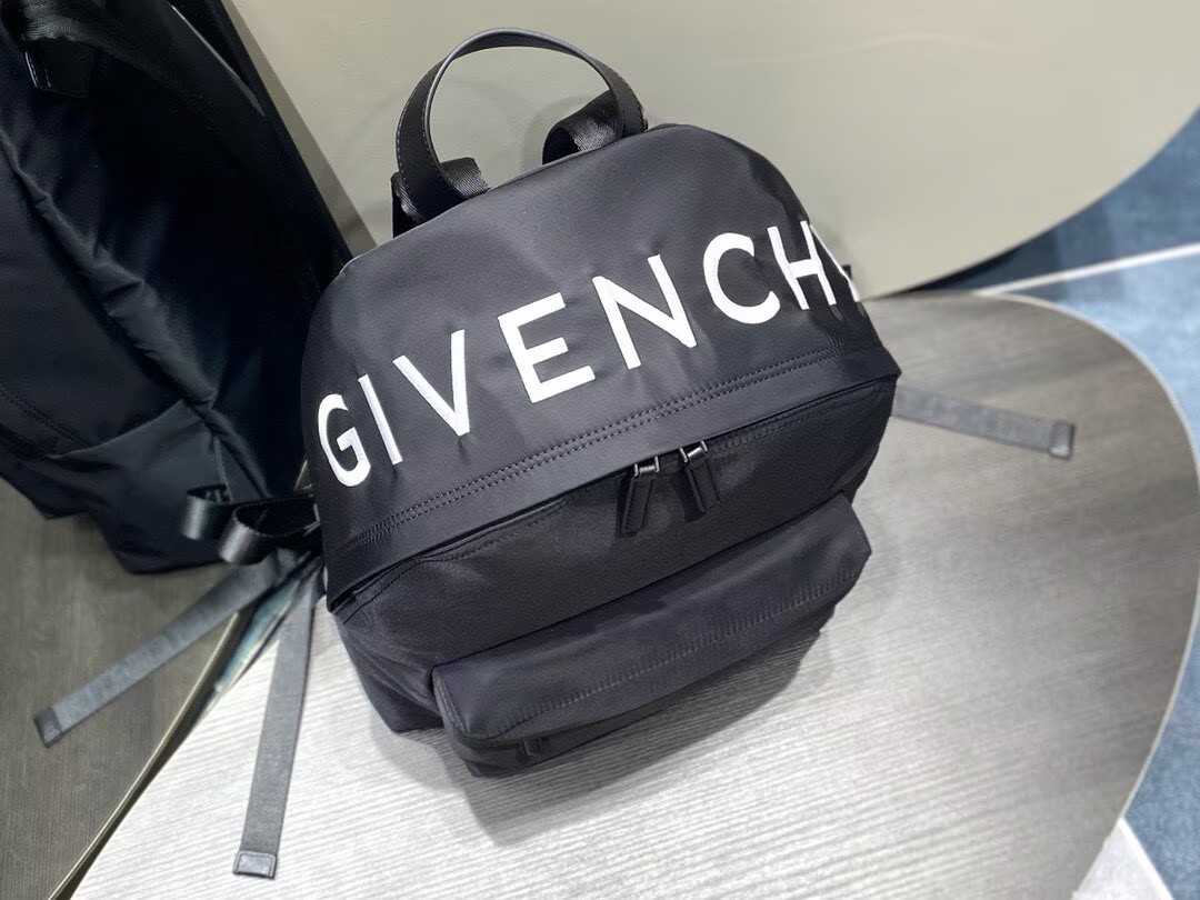 Givenchy Backpack G53012 Black&White Logo