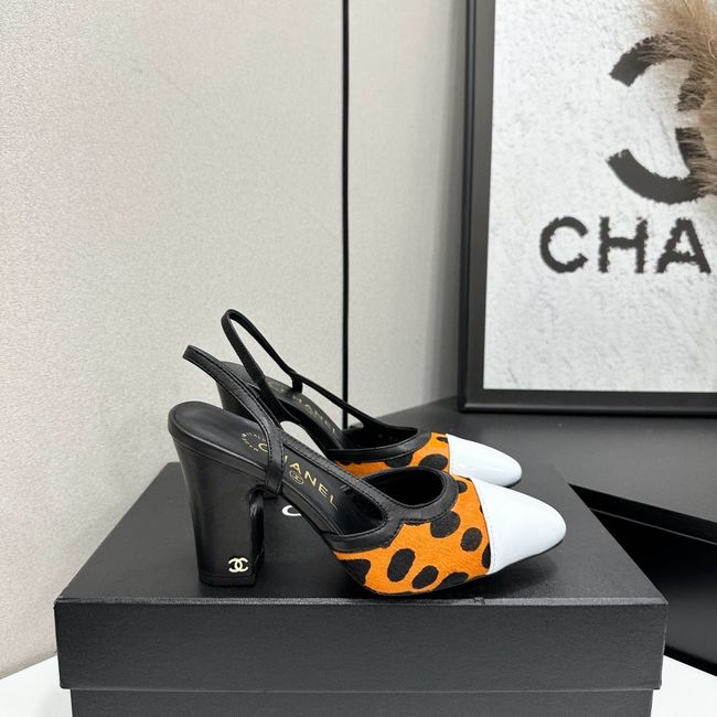 Chanel Slingbacks Lambskin & Mixed Fibers 90mm G47281-1