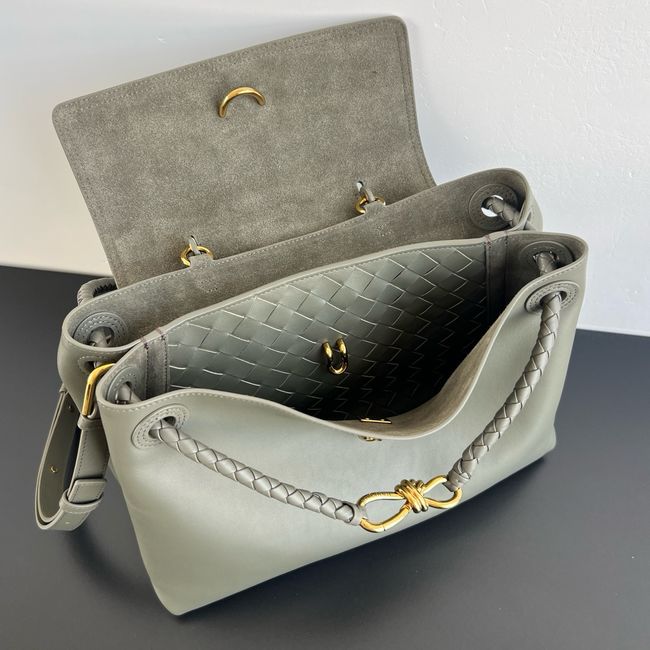 Bottega Veneta Small Andiamo P5678 gray