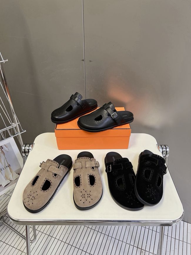 Hermes Mixed mules 65095-2