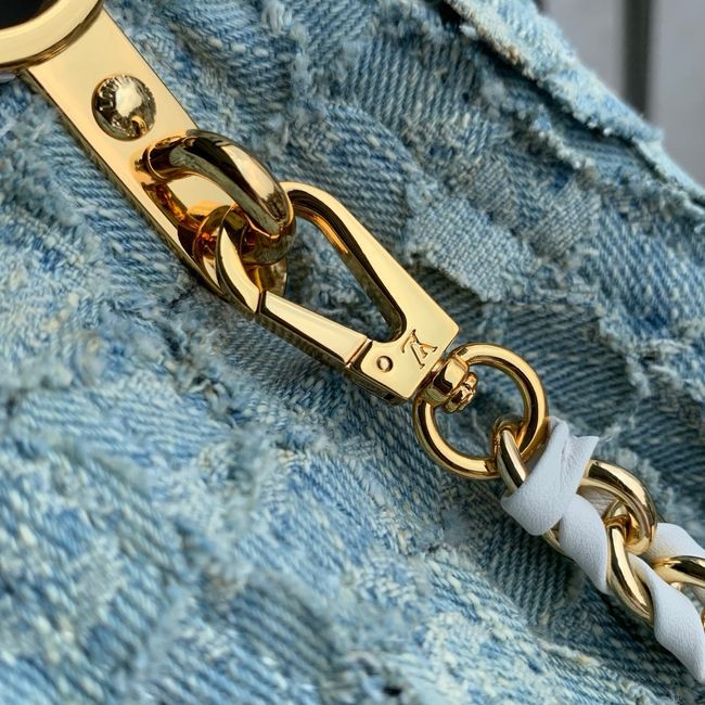 Louis Vuitton Capucines Mini M28305 Blue Denim