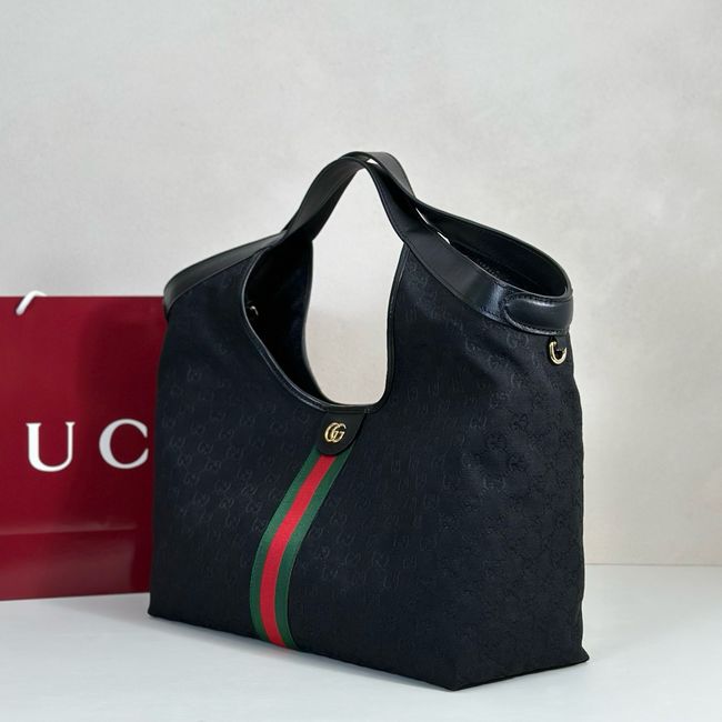 Gucci Giglio large tote bag GG canvas 853971 black