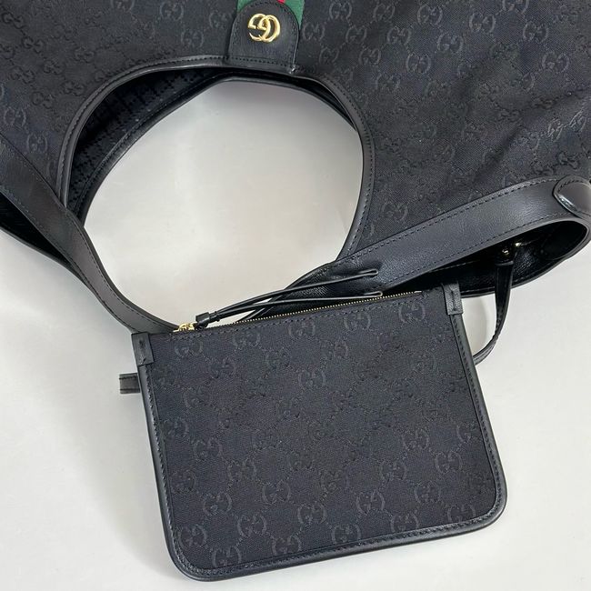 Gucci Giglio large tote bag GG canvas 853971 black