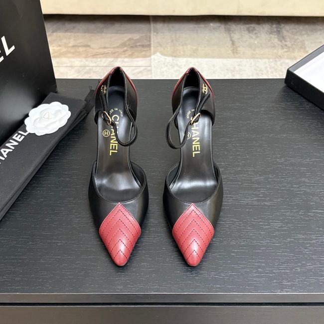Chanel Lambskin Mary Janes high heels 8.5CM G47287-1