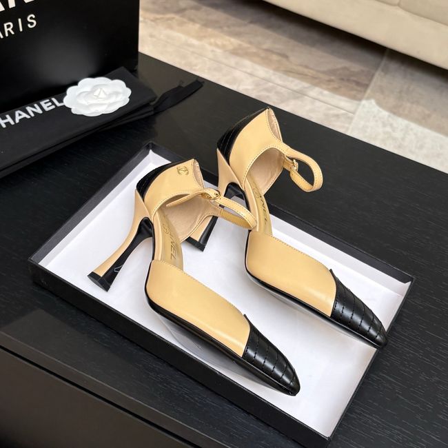 Chanel Lambskin Mary Janes high heels 8.5CM  G47287-2