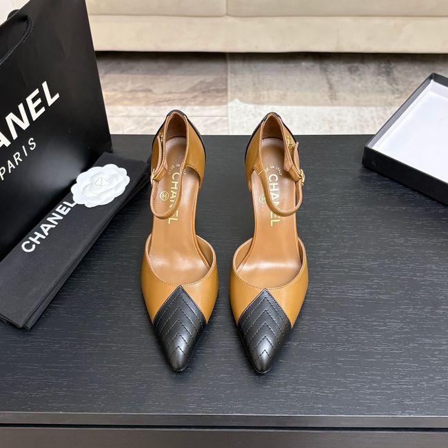 Chanel Lambskin Mary Janes high heels 8.5CM G47287-5